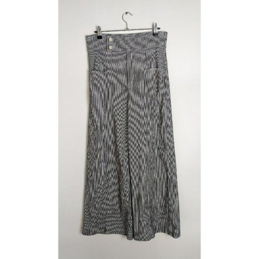 Scanlan Theodore Striped Wide Leg Pants Size 10